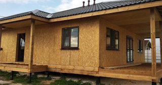 Одноэтажный дом из панелей под ключ в Казани - UpHouse от 137631 рублей