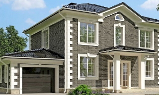 Проект дома с гаражом 150 кв. м в Казани - Заказать от 317610 рублей | UpHouse