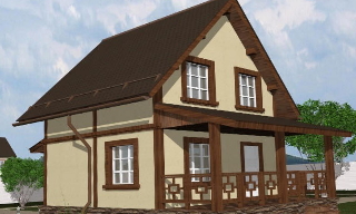 Проекты домов с мансардой и гаражом – UpHouse в Казани – цены от 317610 рублей