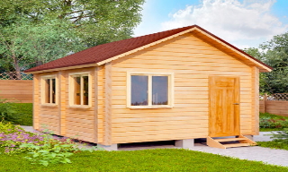Проекты бань с террасой и комнатой отдыха в Казани - UpHouse от 3706 рублей