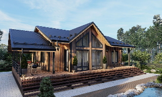 Проекты каркасных домов до 100 кв.м от UpHouse в Казани от 3706 рублей