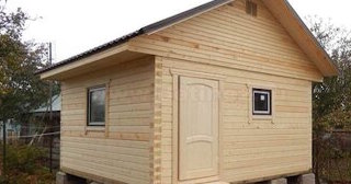 Строительство бань из клееного бруса под ключ в Казани - UpHouse от 137631 рублей