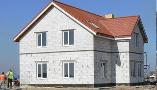 Построить двухэтажный дом из газобетона в Казани - UpHouse от 137631 рублей