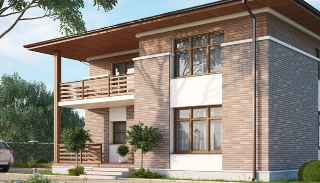 Строительство двухэтажного кирпичного дома в Казани - UpHouse, цена от 137631 руб.