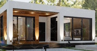 Готовые одноэтажные дома под ключ в Казани - Строительство от UpHouse от 137631 руб.
