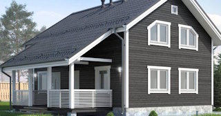 Каркасный дом под ключ в Казани - UpHouse, строительство недорого от 137631 руб.