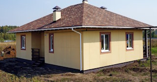 Одноэтажный дом из панелей под ключ в Казани - UpHouse от 137631 рублей