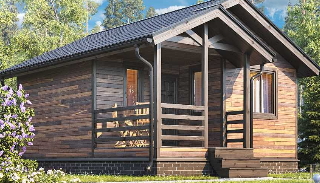 Проект бани 3 на 3 в Казани | Разработка и планировка от UpHouse от 3706 рублей