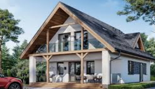Проект дома 8 на 8 с мансардой в Казани от UpHouse – цены от 317610 рублей