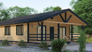 Проекты одноэтажных домов до 100 кв м в Казани от 317610 рублей - UpHouse