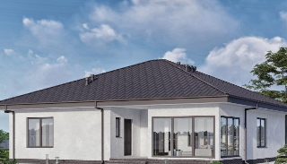 Проекты одноэтажных домов из газобетона в Казани - Закажите у UpHouse от 317610 рублей