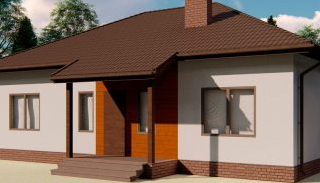 Дома под ключ проекты одноэтажные в Казани | UpHouse от 317610 рублей