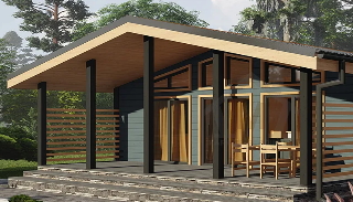 Проекты одноэтажных домов с мансардой в Казани - UpHouse от 317610 рублей